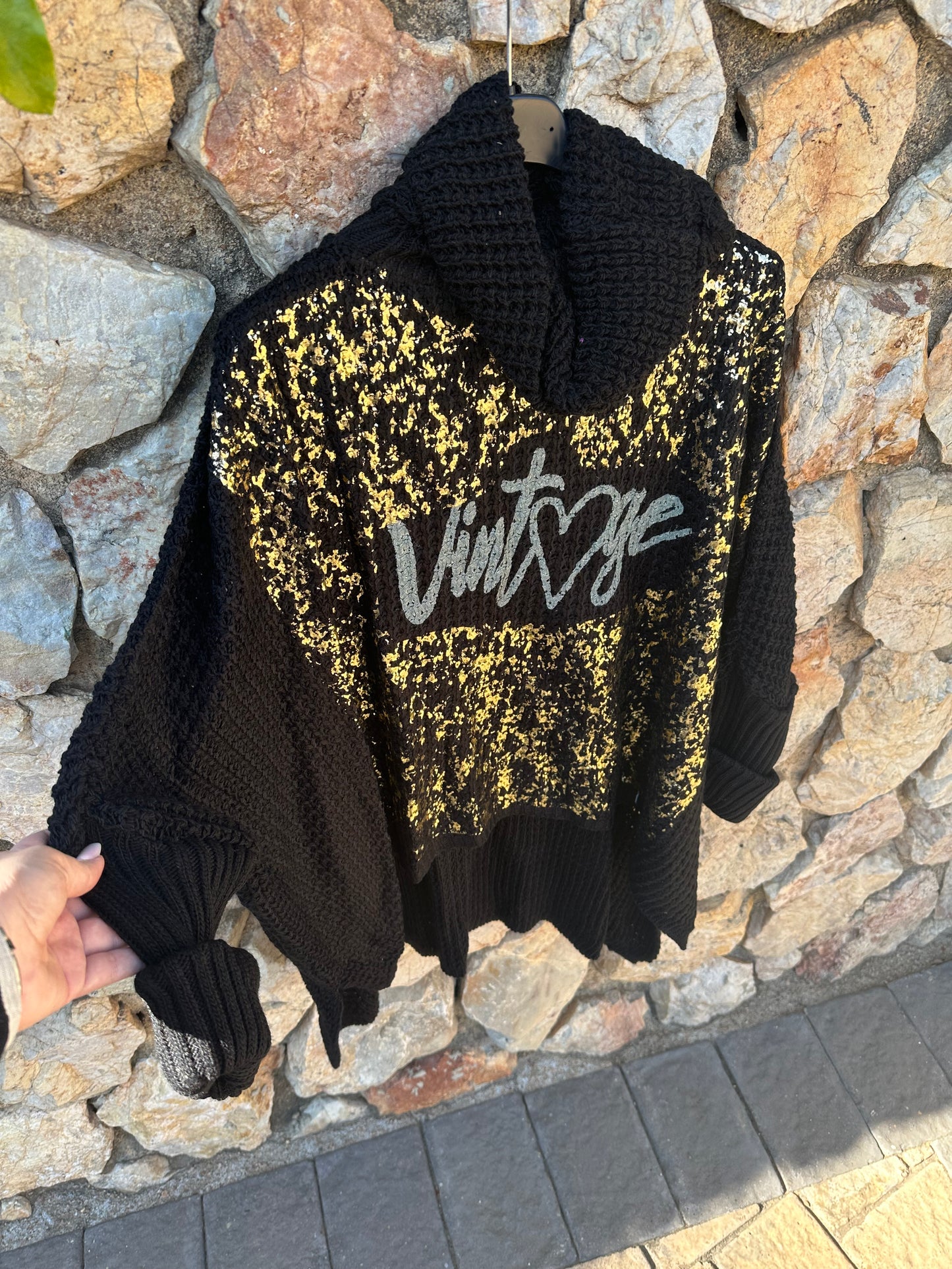 Vintage Knit Black