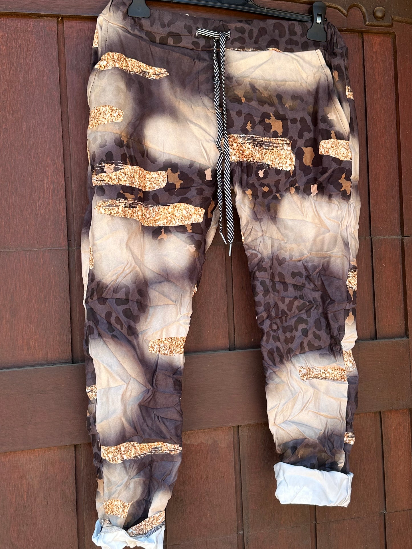 Safari Bling Pants Dark Grey