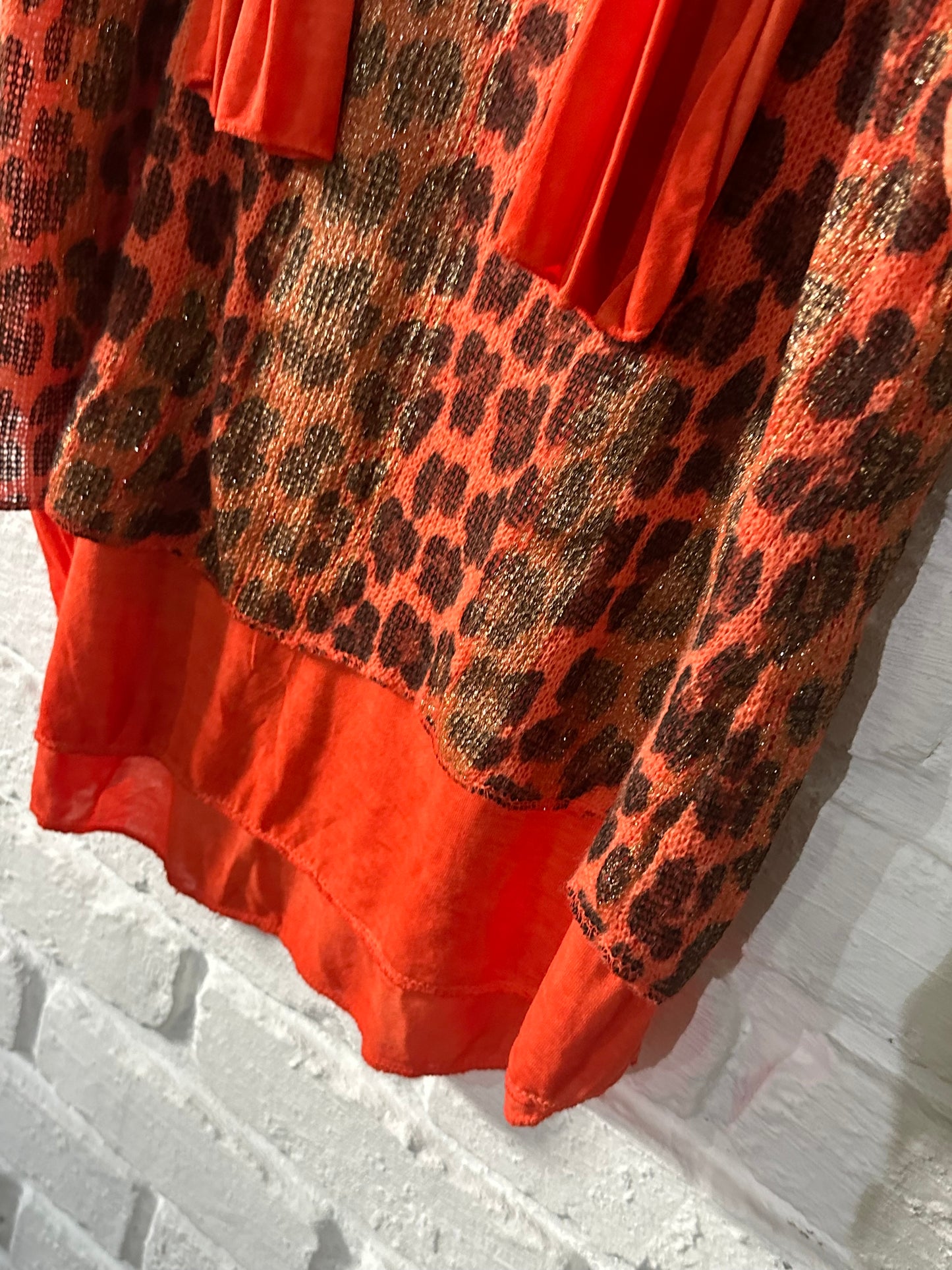 Monica Scarf Top Orange