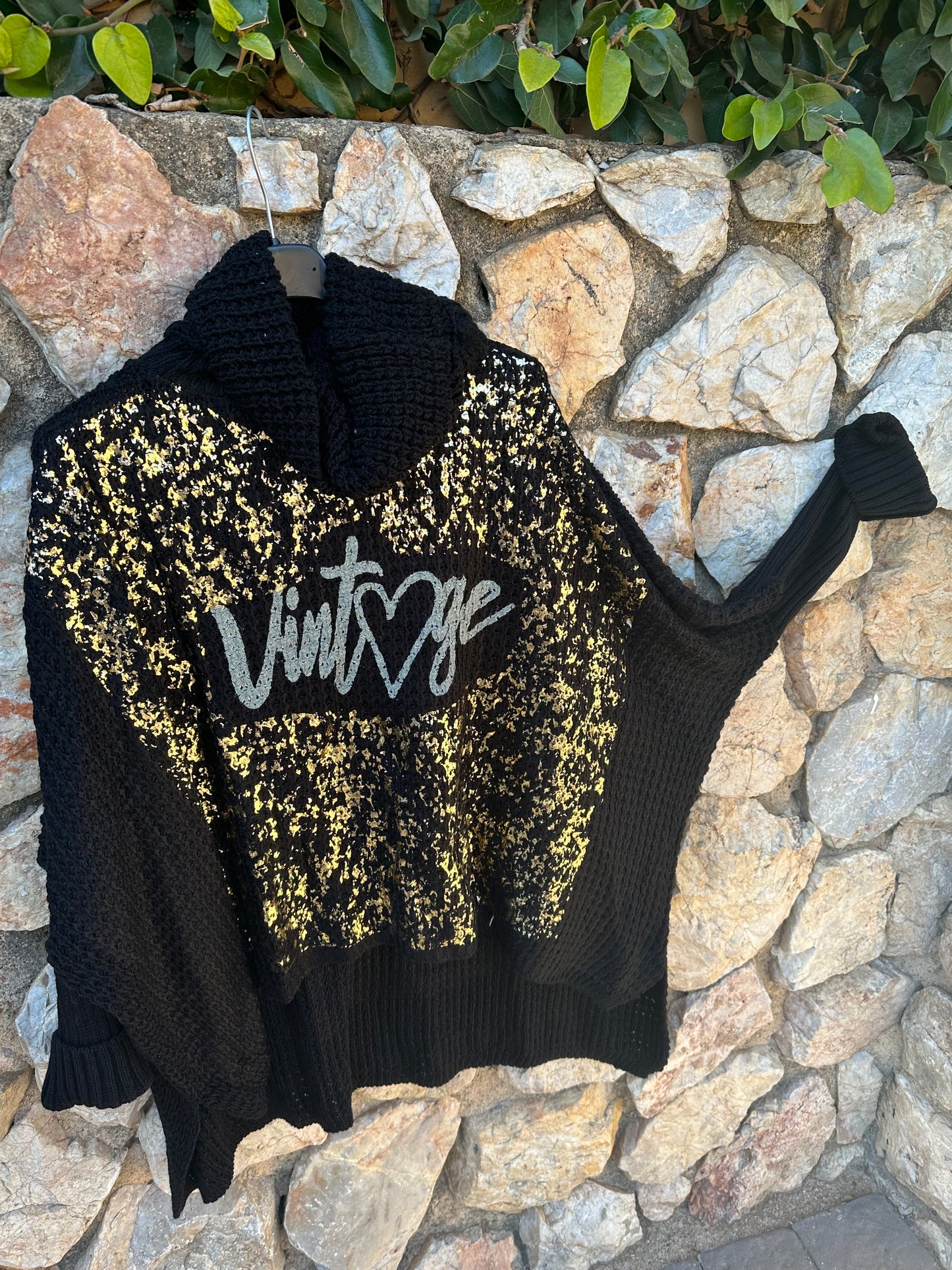 Vintage Knit Black