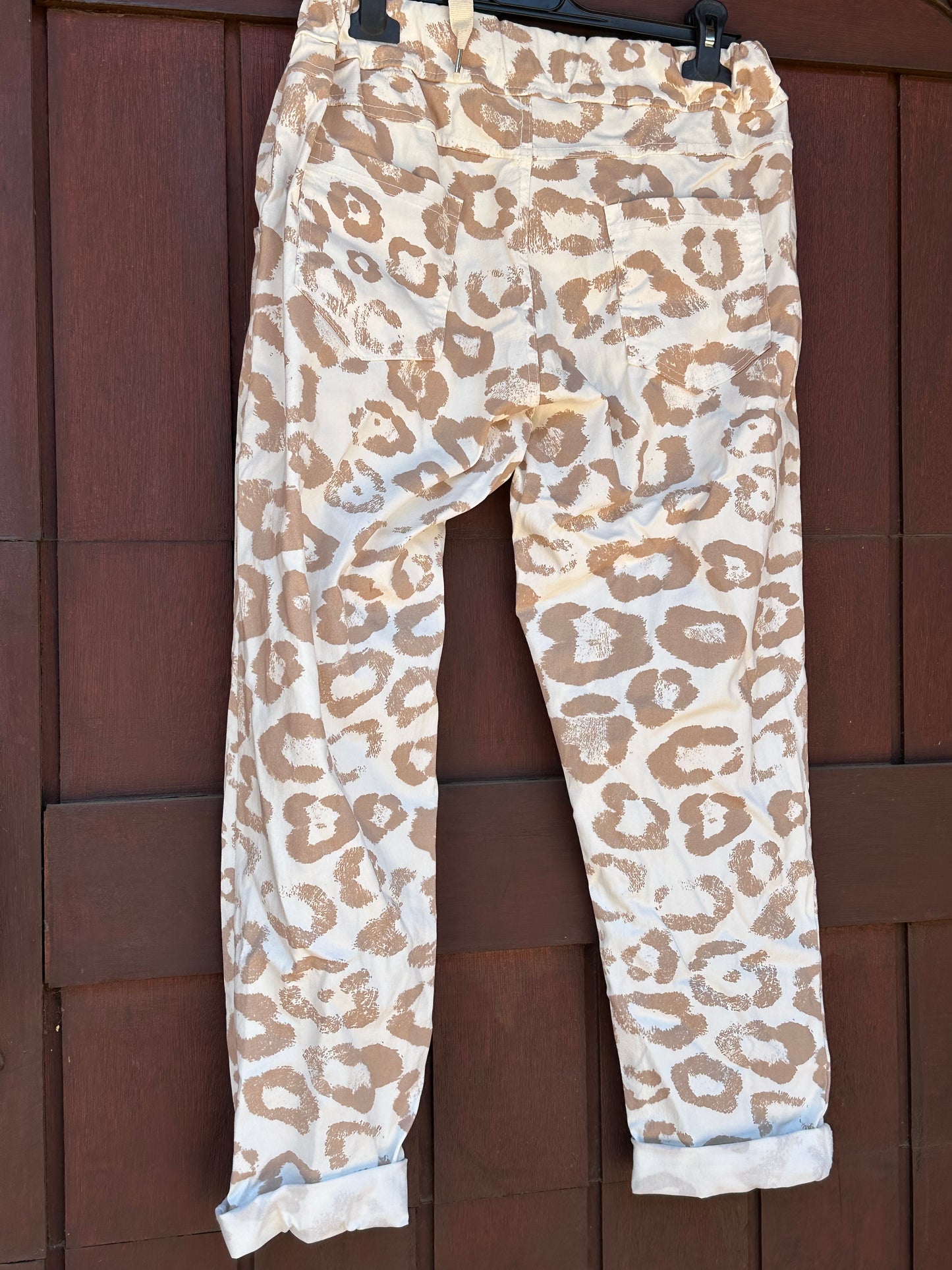 Natural Leopard Pant