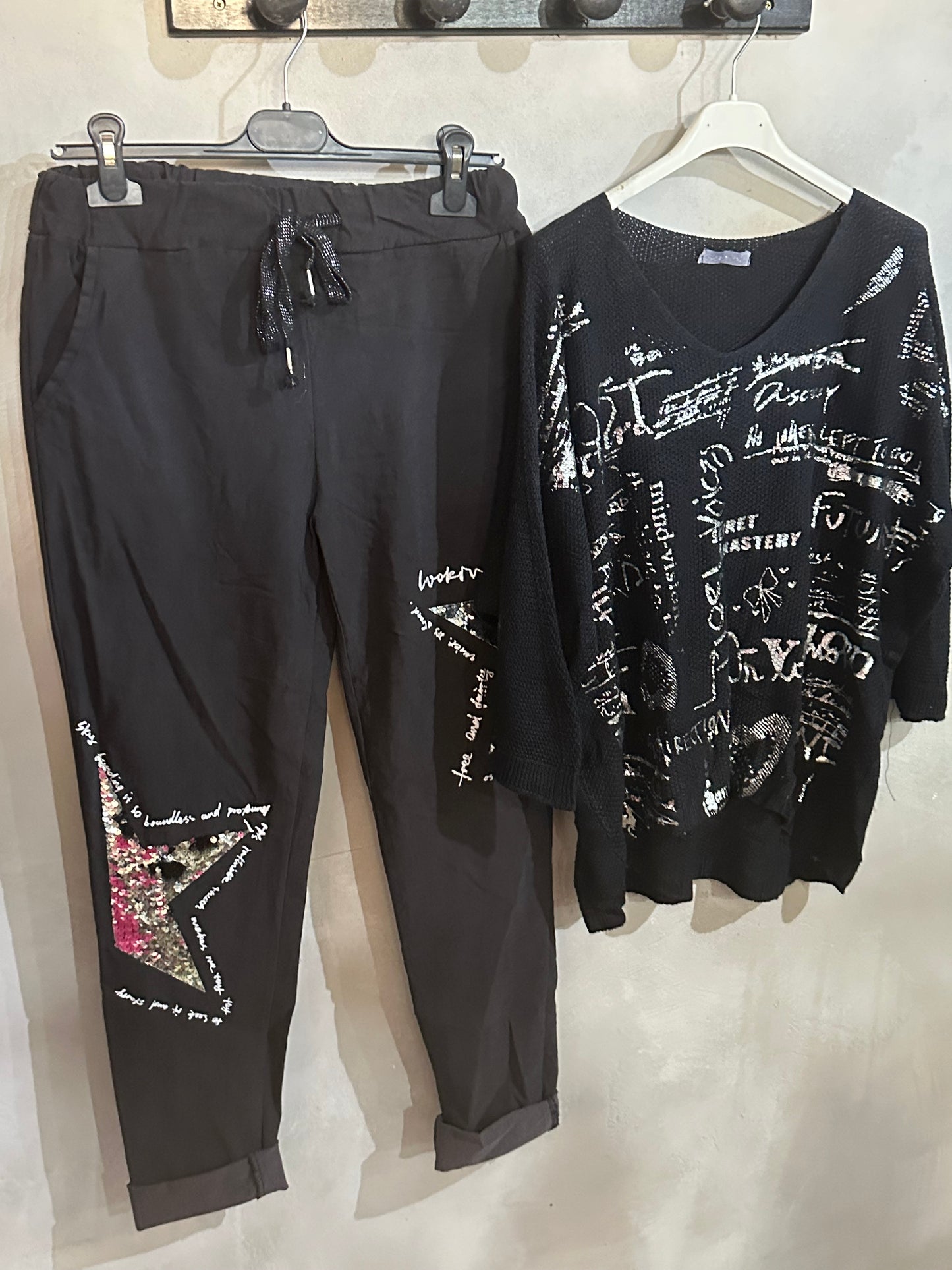 Bright Star Pants Black