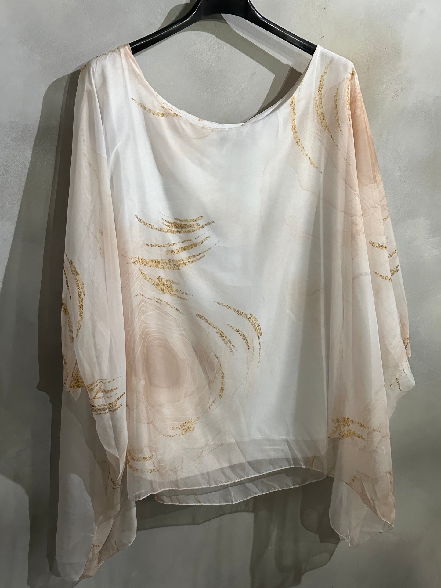 Marble Blouse White