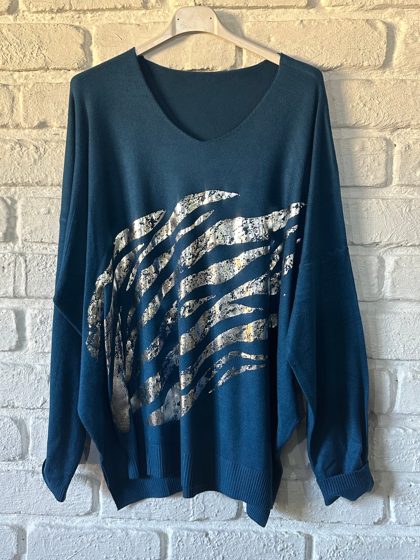 Zebra Print Blue