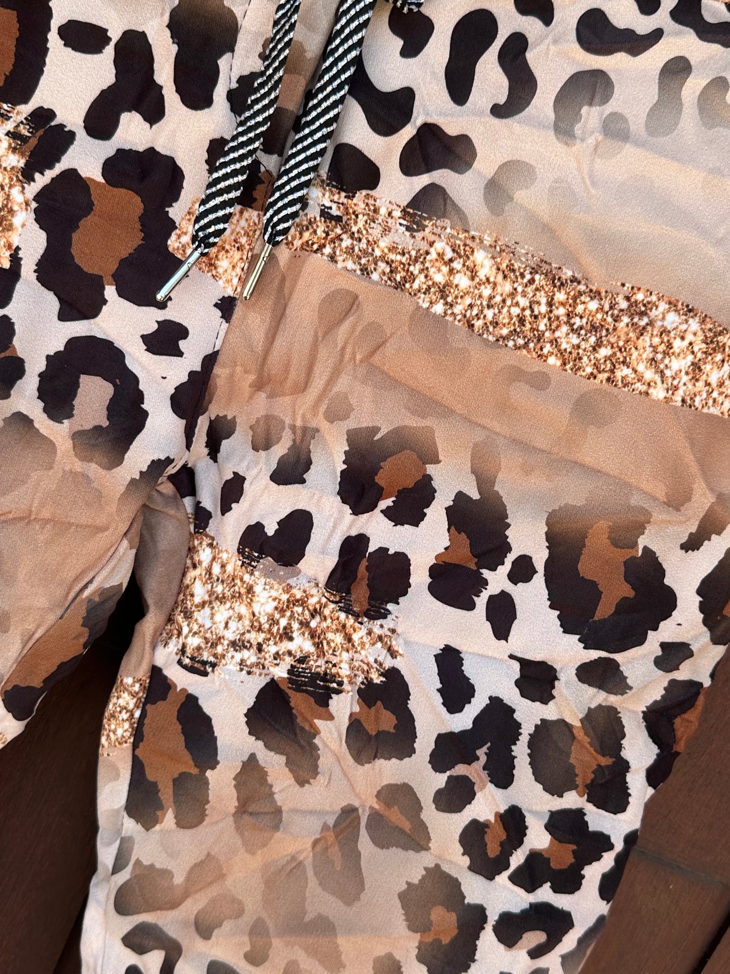 Safari Bling Pants Beige