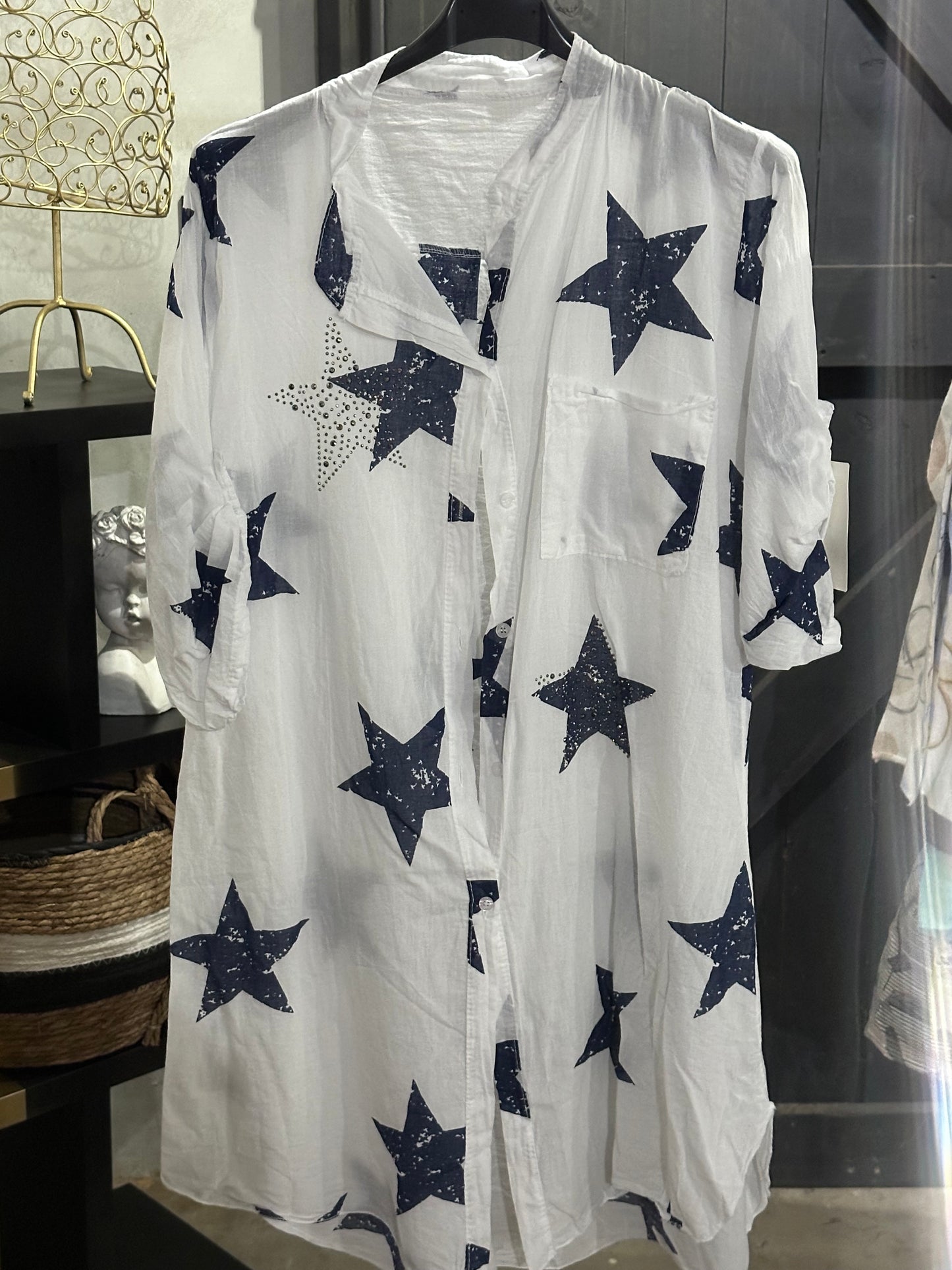 Galaxy Blouse White