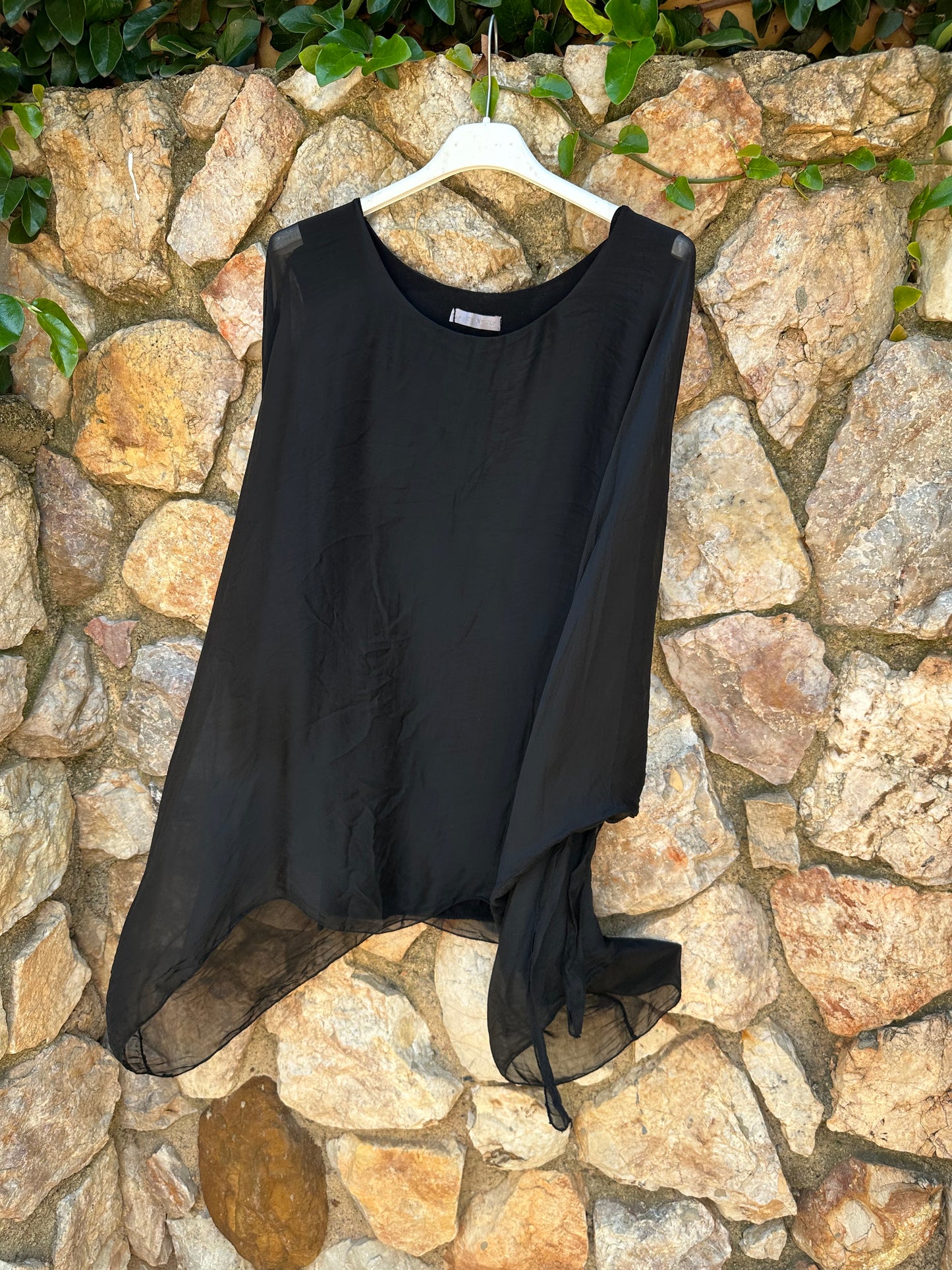 Silk Blouse Black