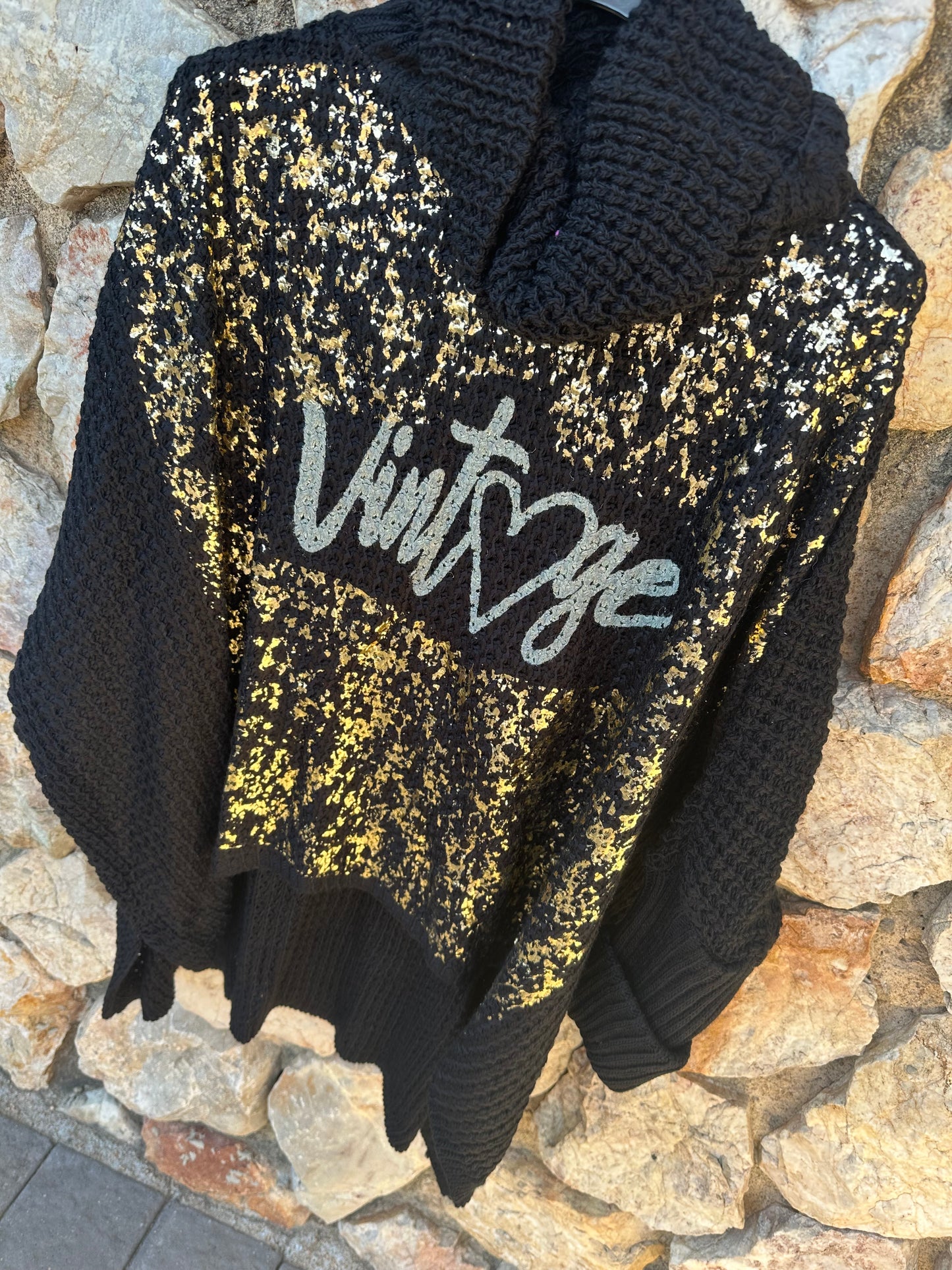 Vintage Knit Black