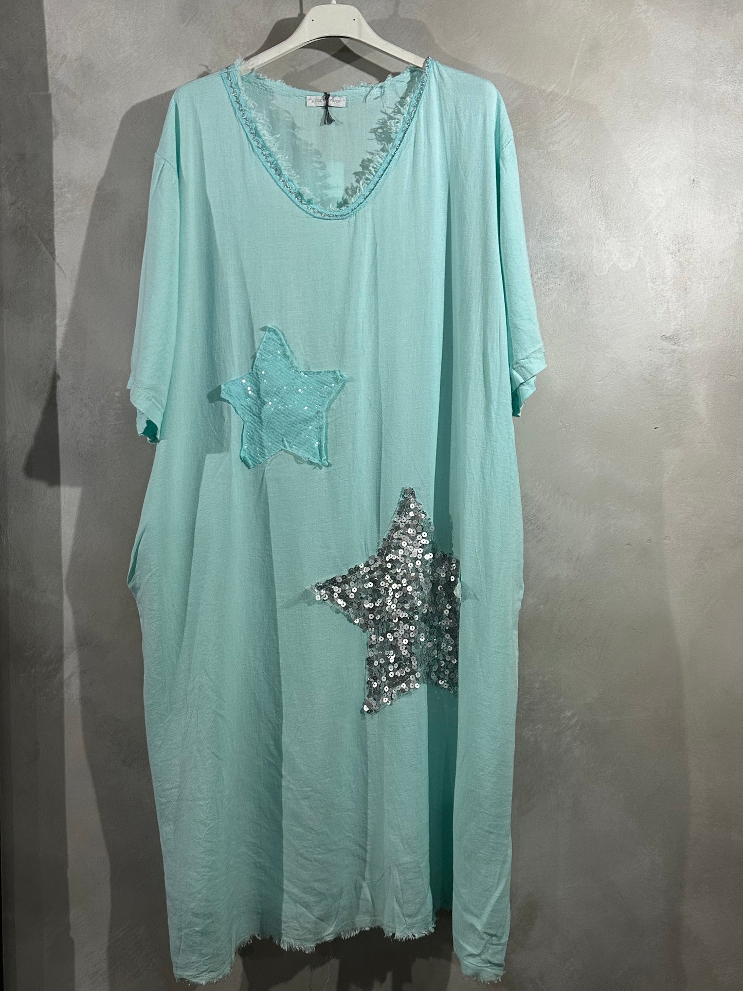 Annabella Dress Aqua