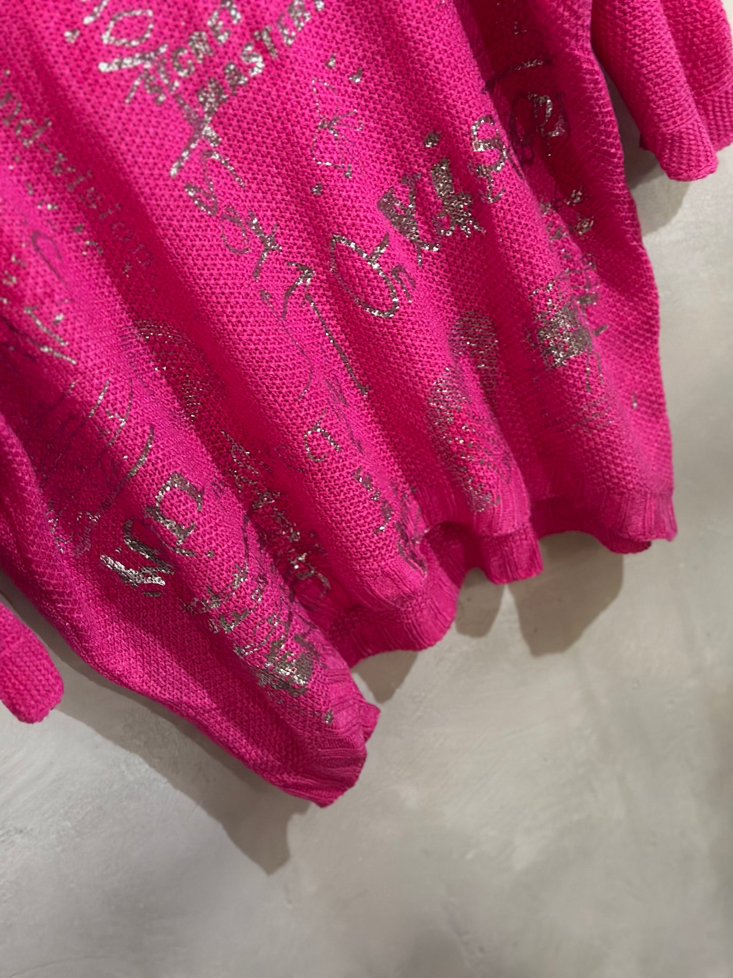 Silver Lining Knit Pink