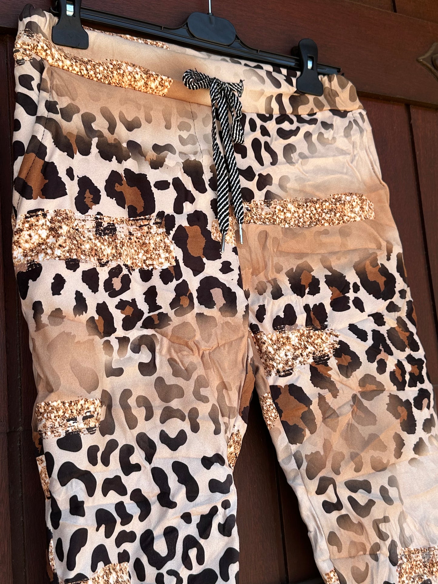 Safari Bling Pants Beige