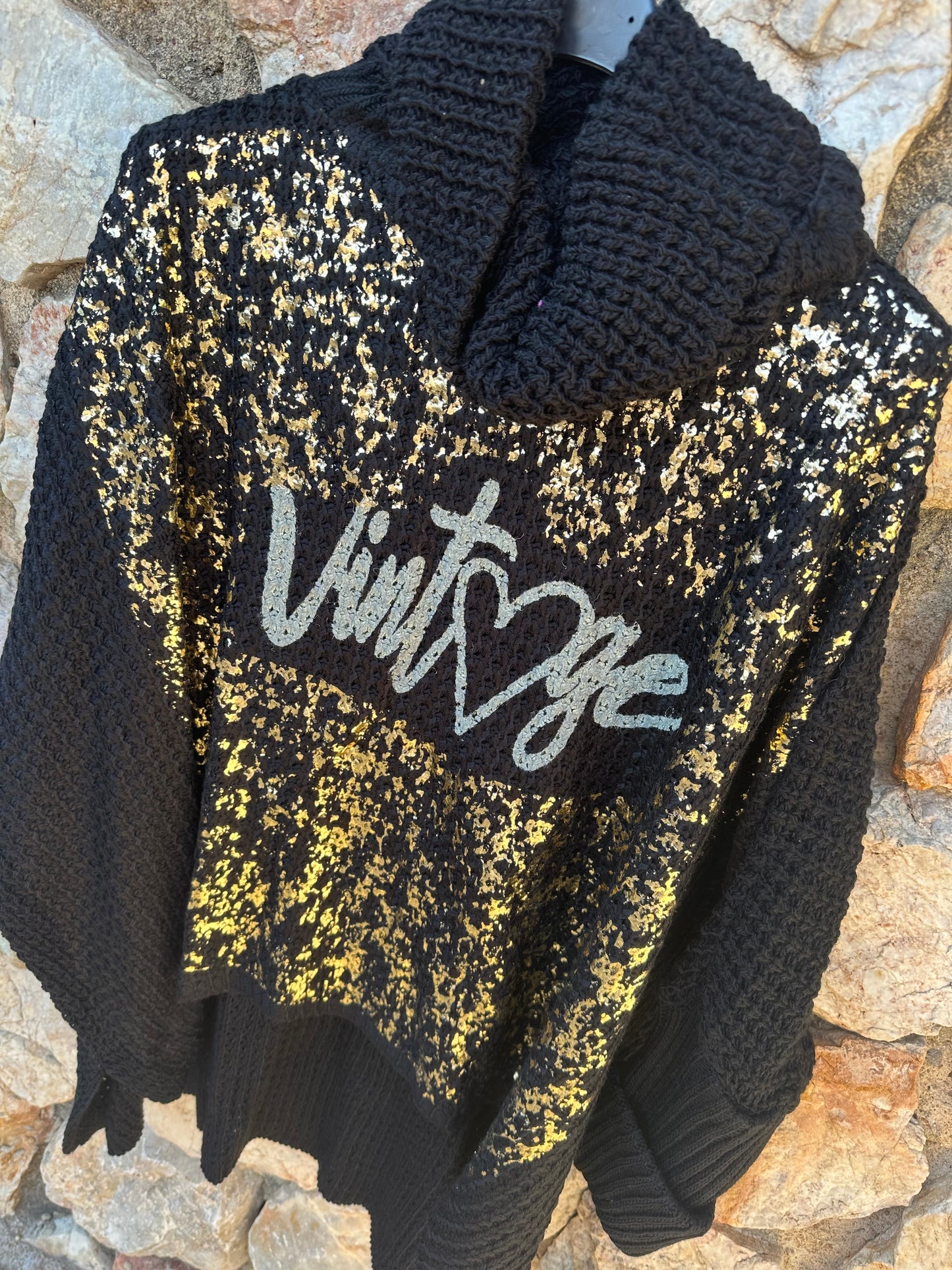 Vintage Knit Black