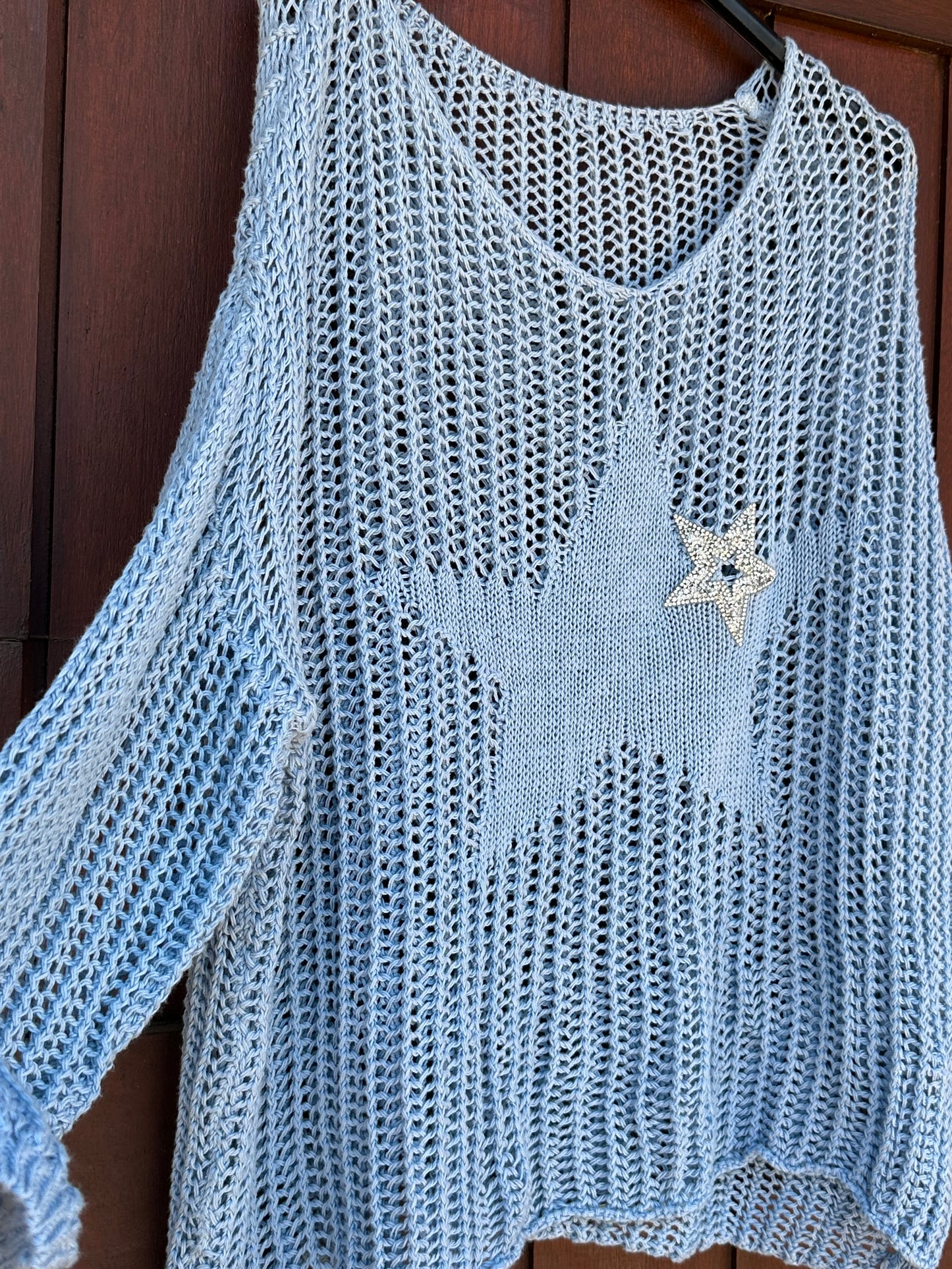 Seasonal Blouse Baby Blue