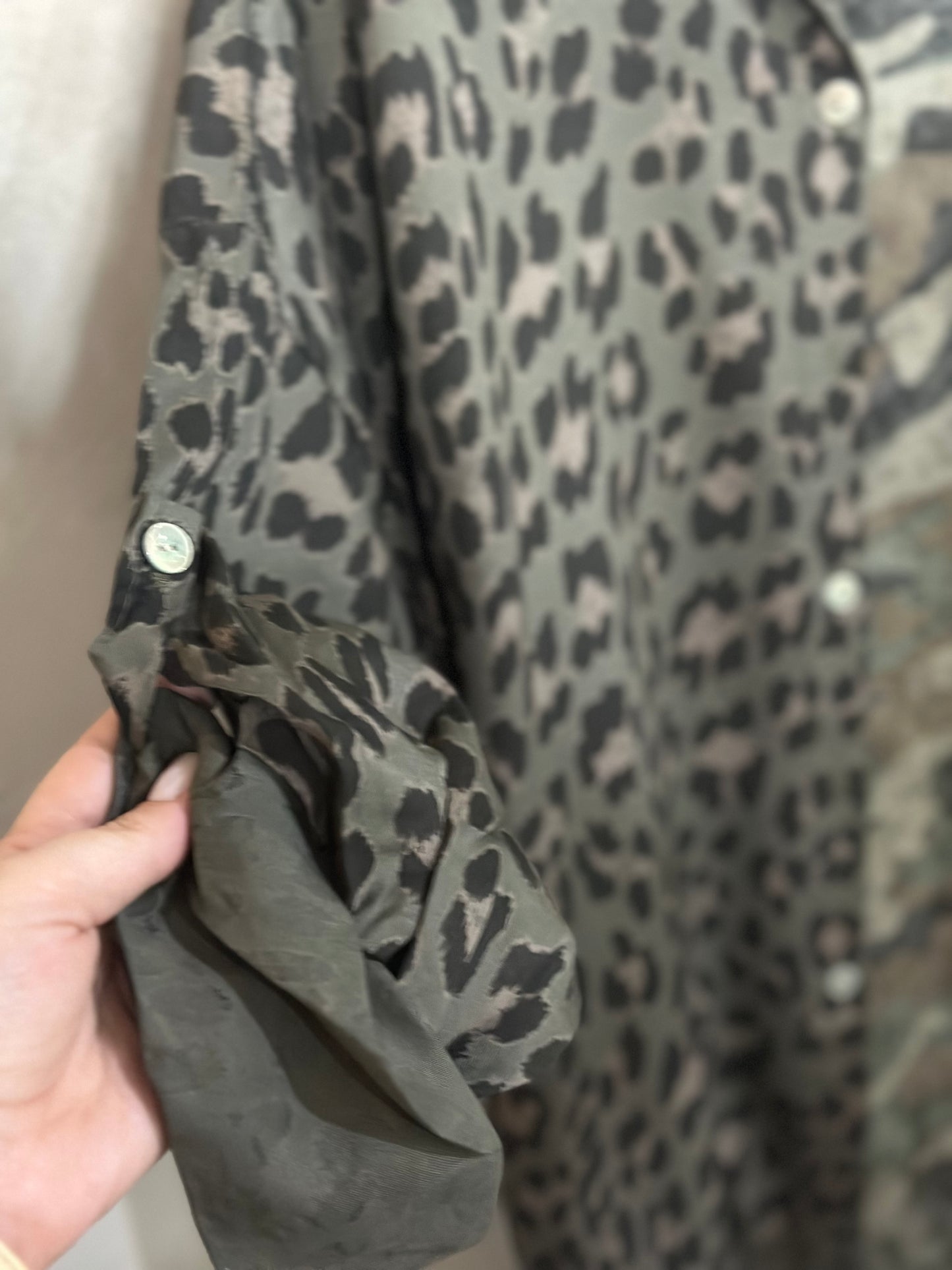 Wild Camo Blouse Khaki