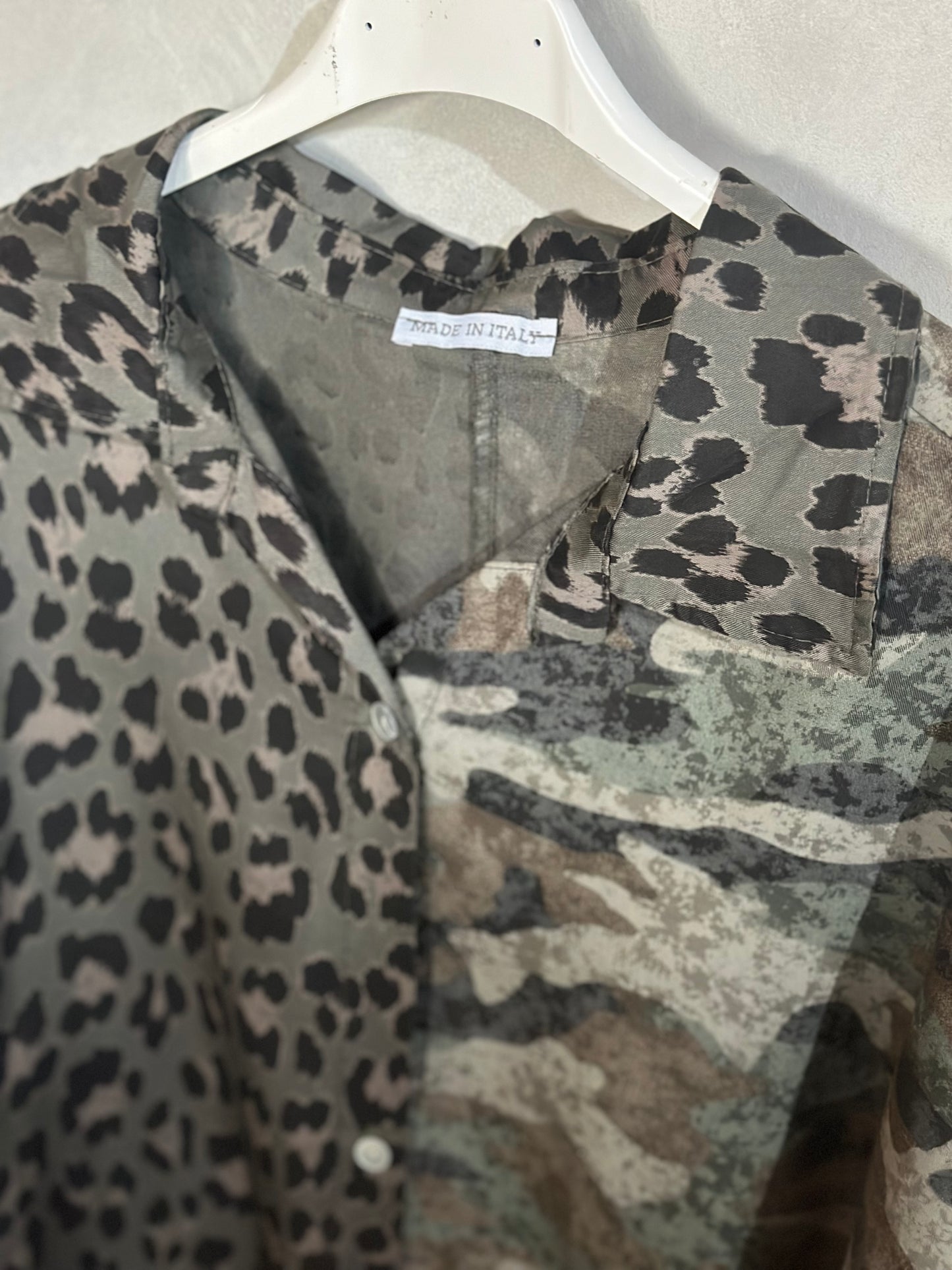 Wild Camo Blouse Khaki