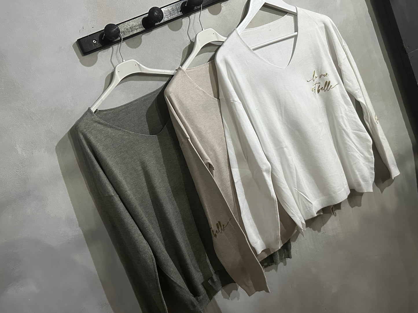 That's Life Knit_Khaki