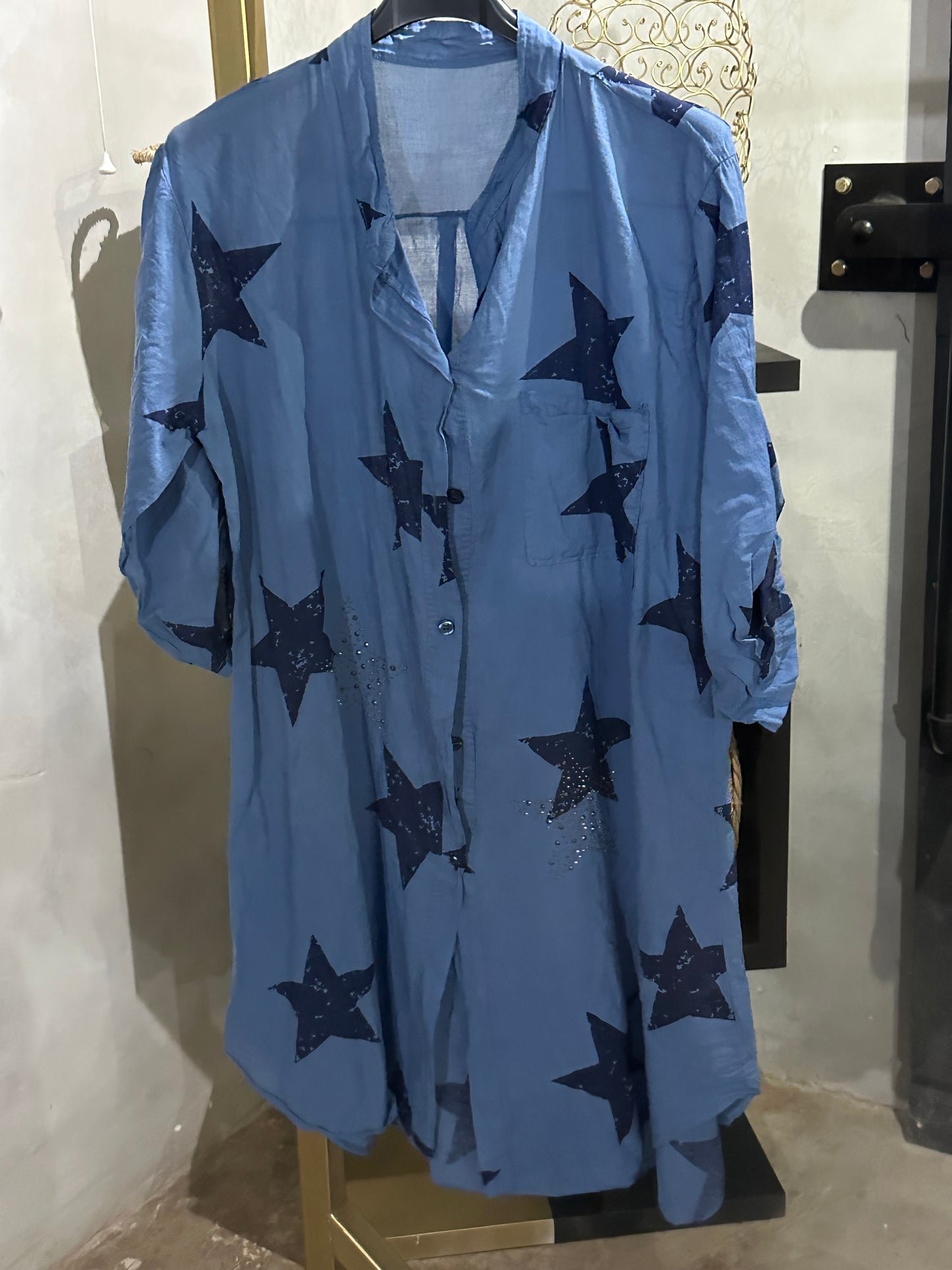 Galaxy Blouse Blue