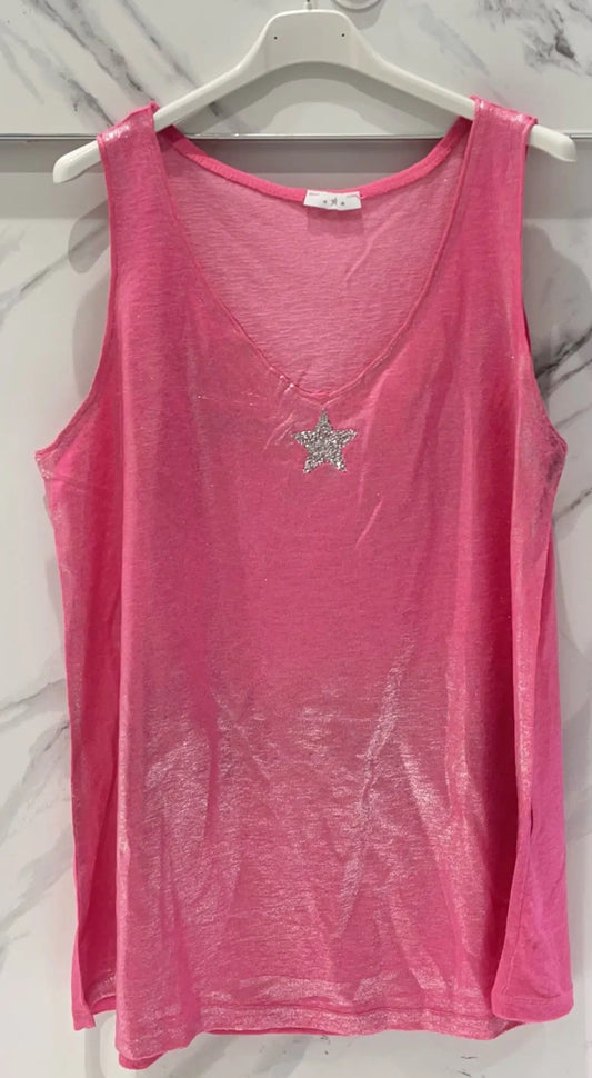 Shine Cami Pink