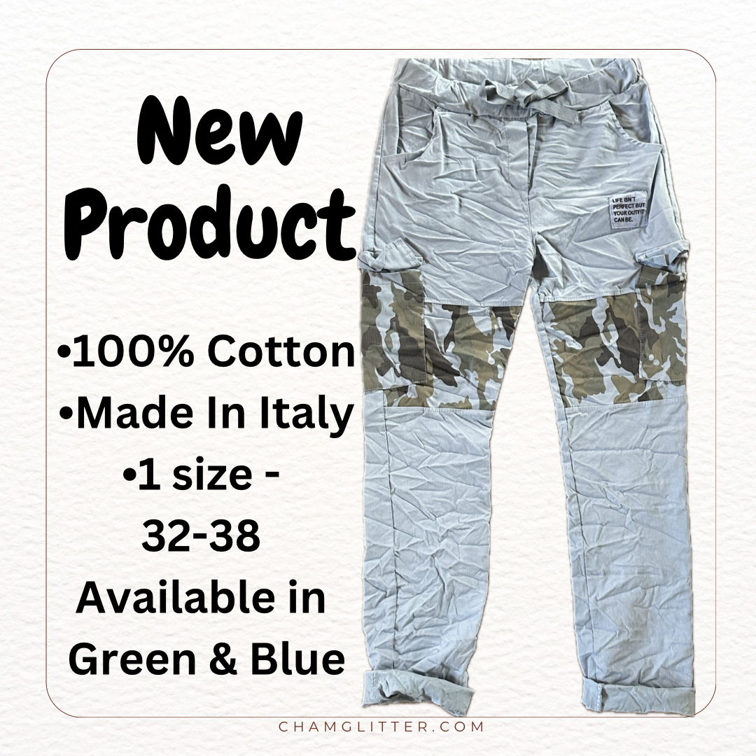 Camo Patch Comfy Pants