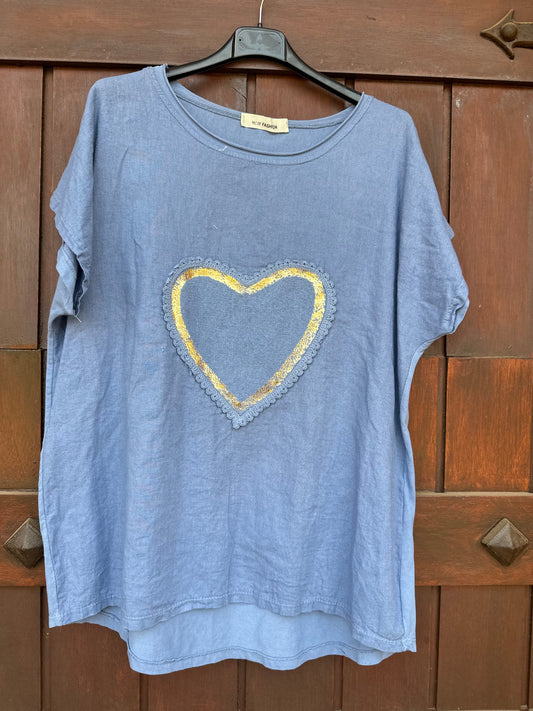 Golden Heart Denim