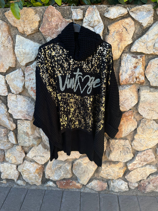 Vintage Knit Black