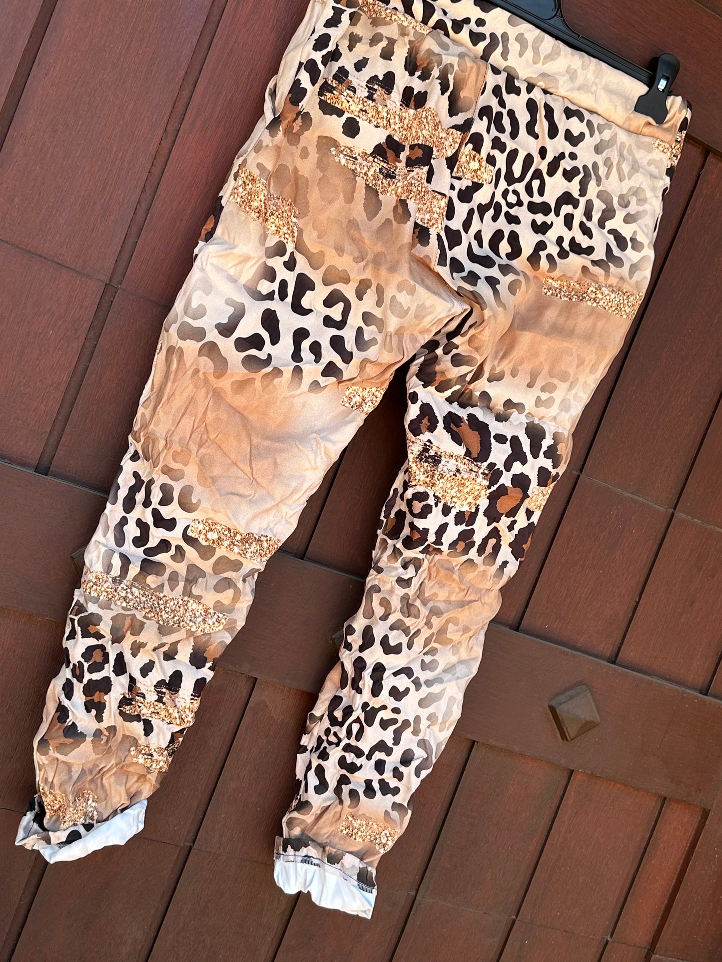 Safari Bling Pants Beige