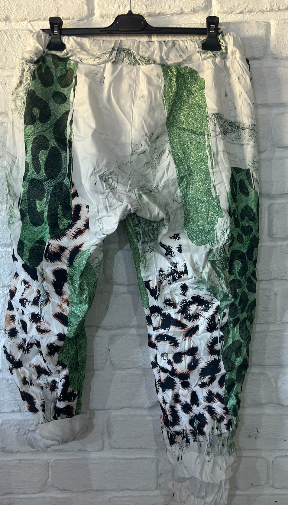 Wild Leopard Green Pant