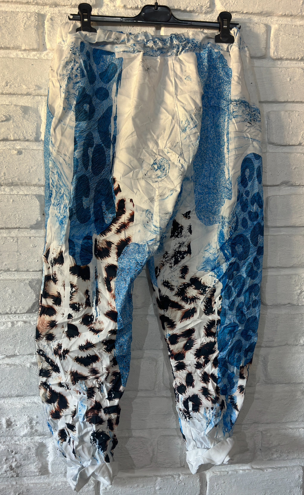 Wild Leopard Blue Pant