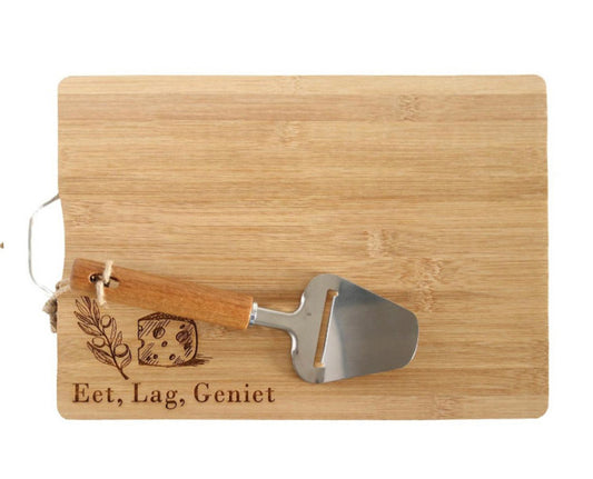 Eet, Lag Geniet Bamboo Board