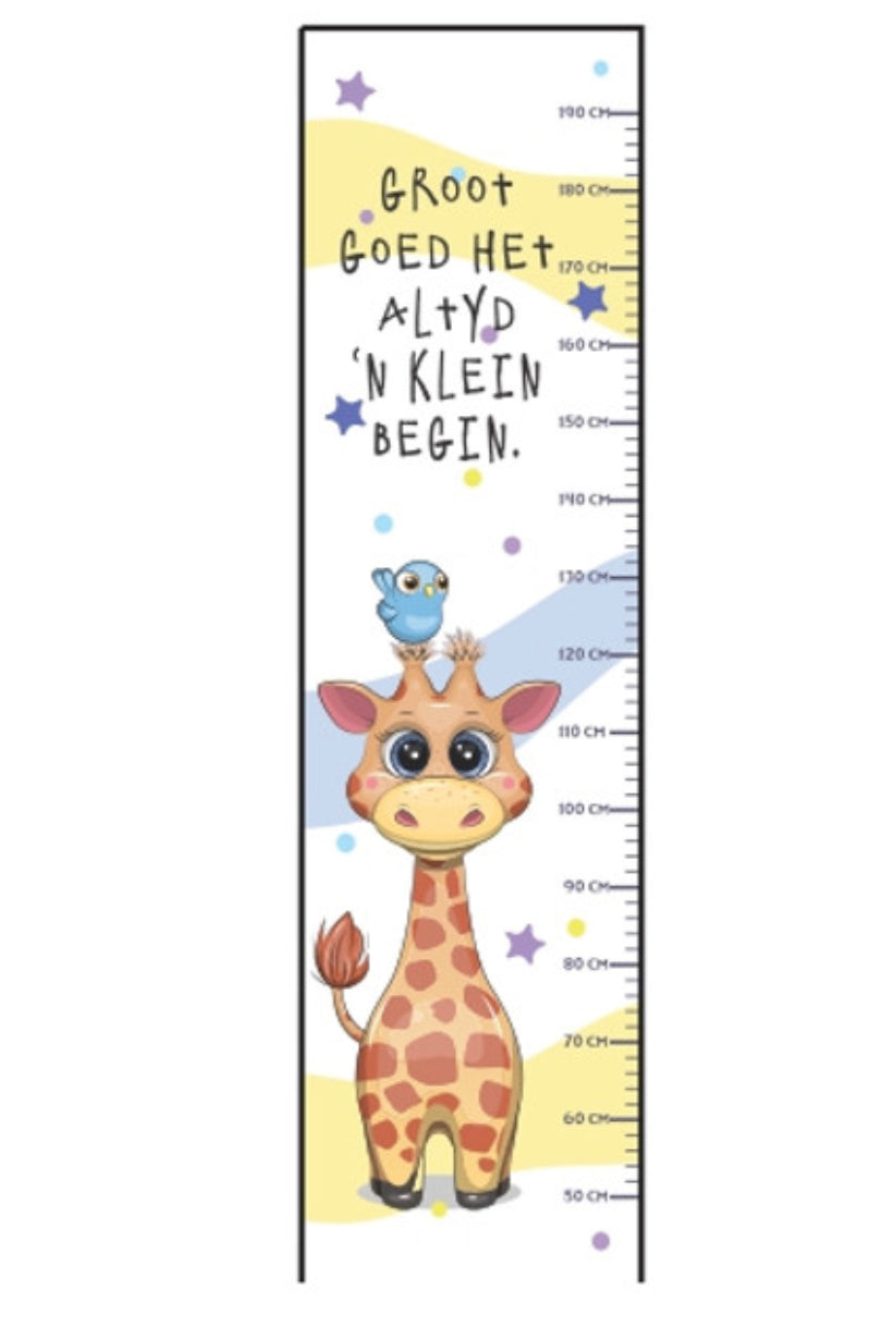 Height Chart “Groot Goed”