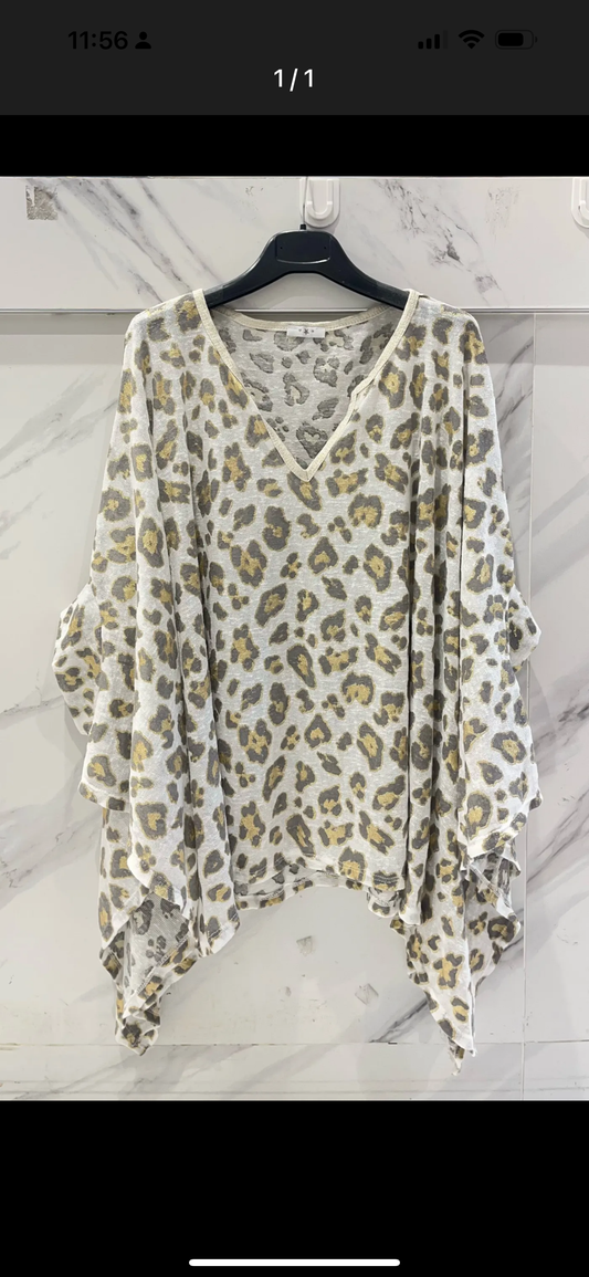 Leopard Spice Blouse