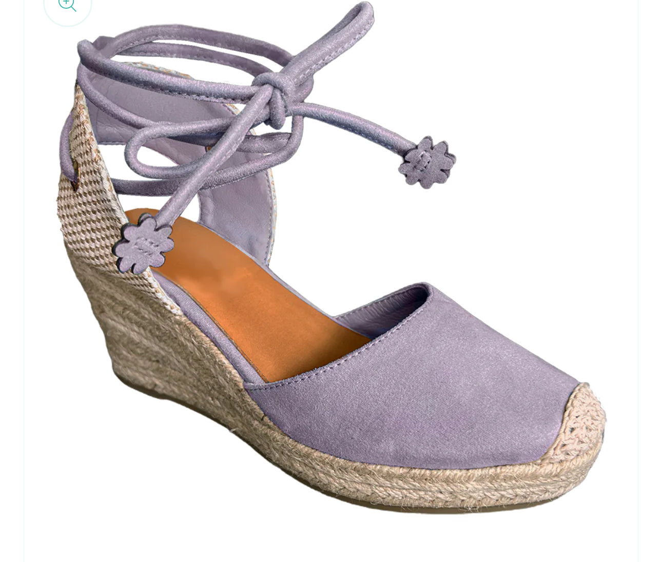 Espadrille Wedge Heel Lilac