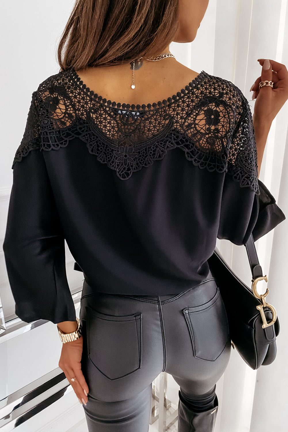 HIgh Tea Blouse_Black