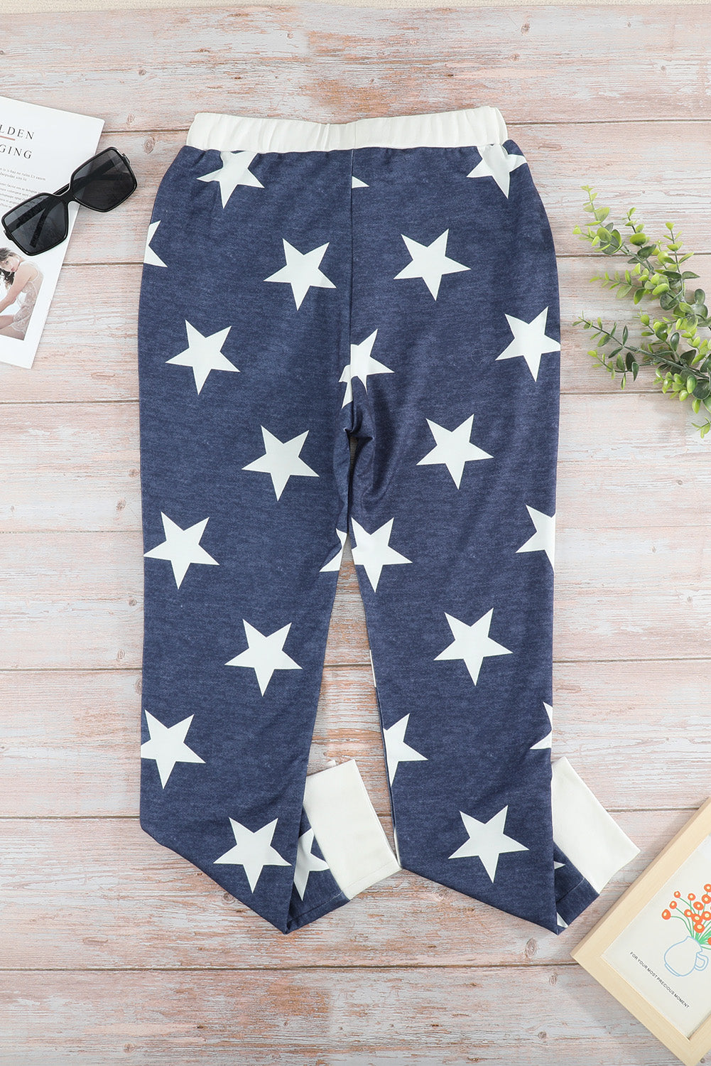 Navy Star Joggers