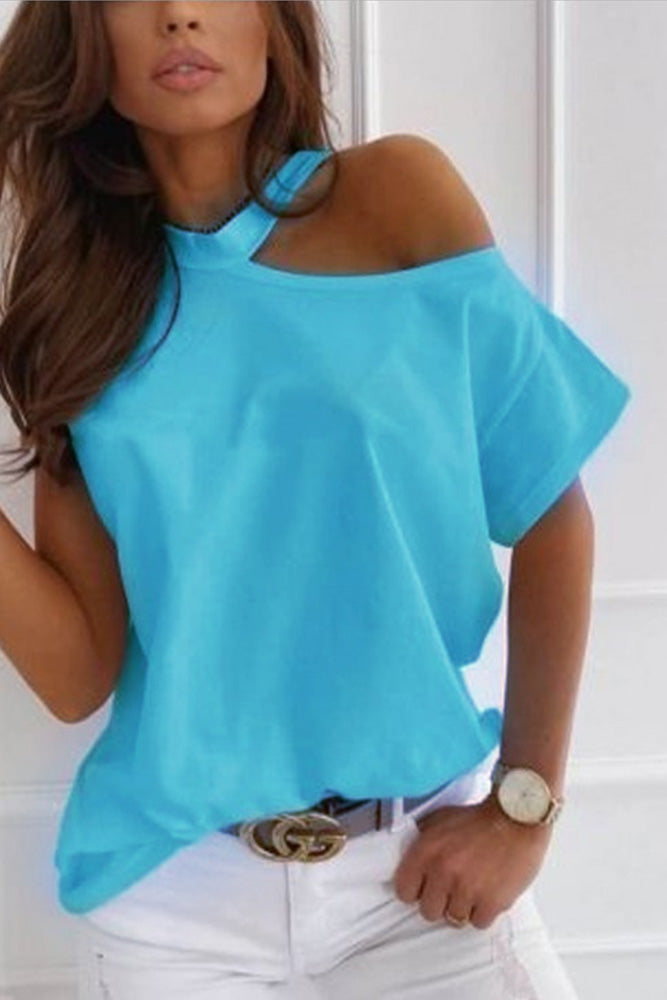 Solid Off Shoulder Blouse