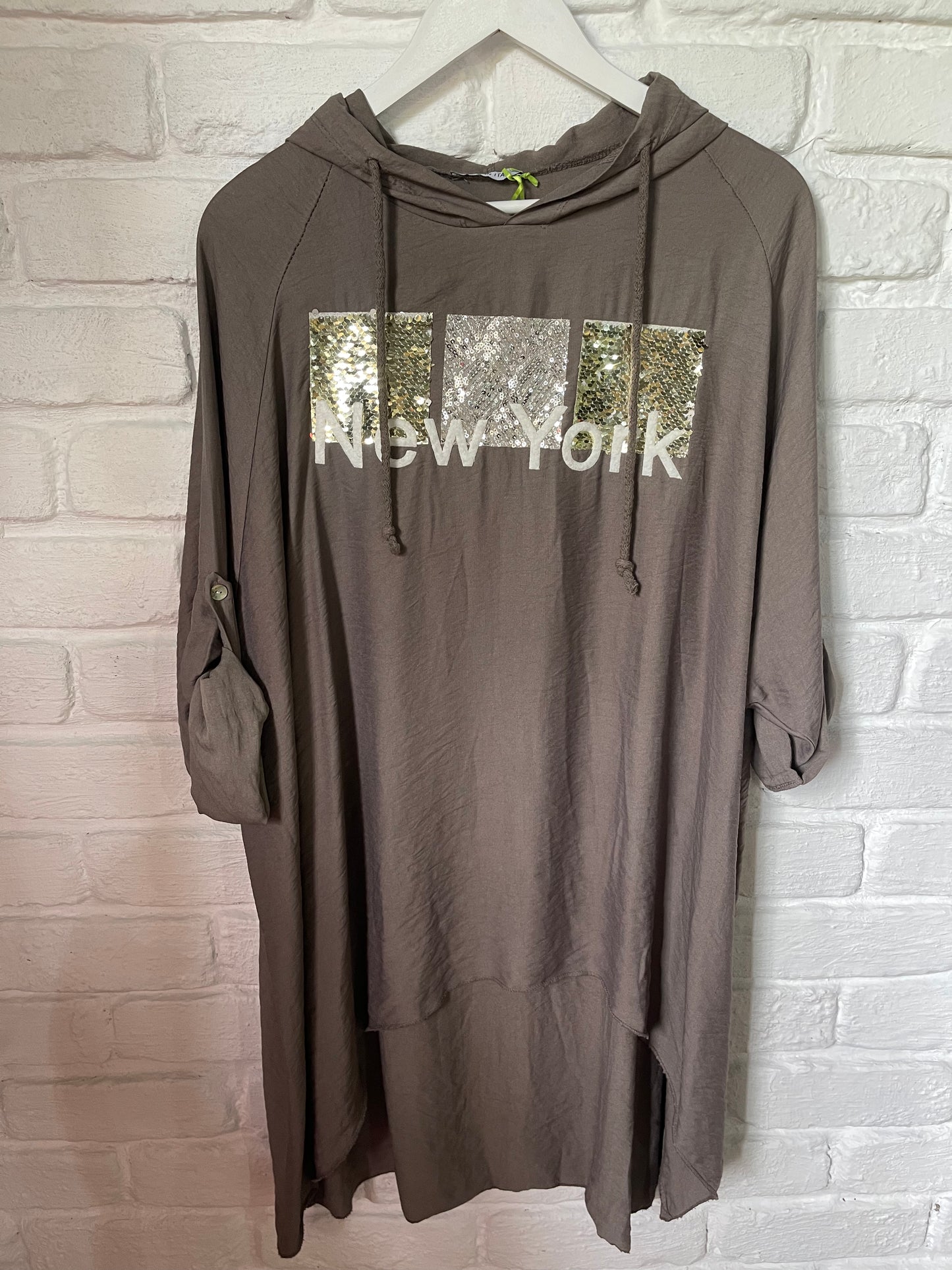 SEQUIN NEW YORK BLOUSE